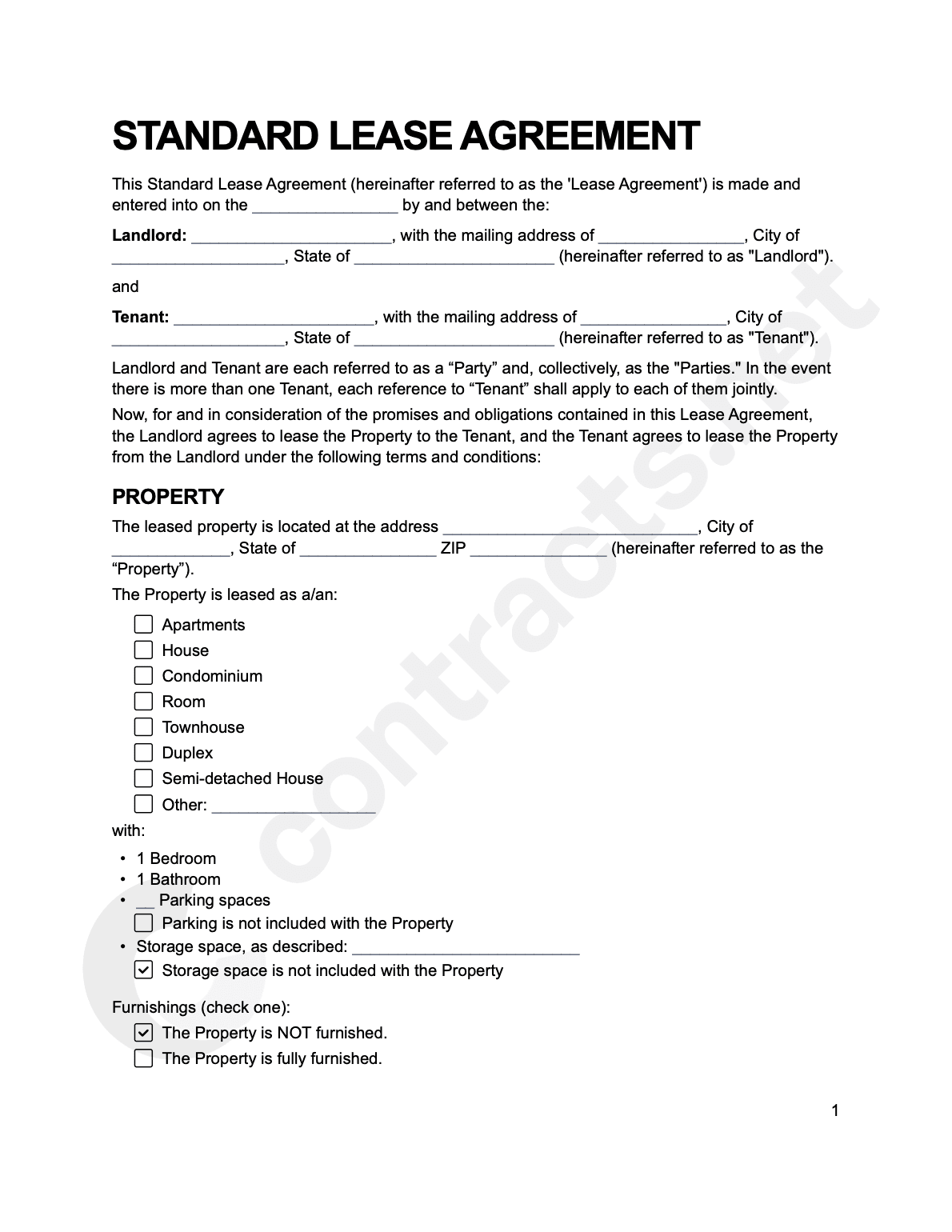 Lease Agreement